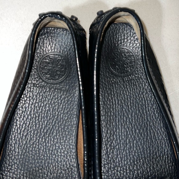 Tory Burch Kendrick Driver Loafers in Blue Size 7.5 - Picture 10 of 14